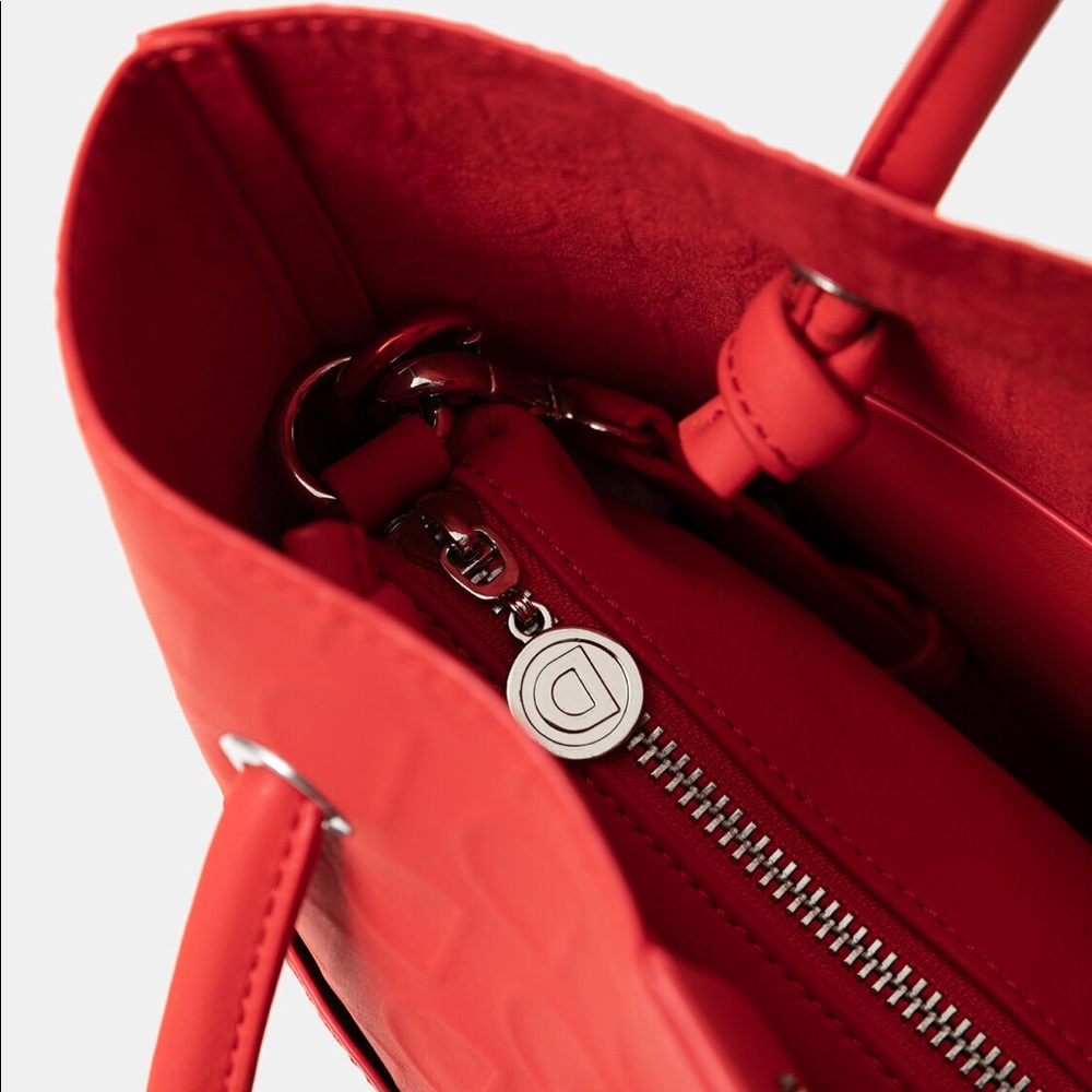 Red Desigual medium tote - Picture 6 of 6